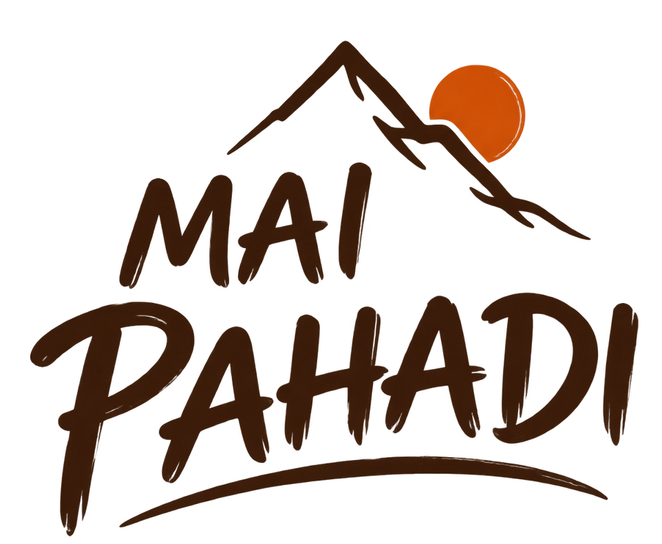 MAI PAHADI mountain logo